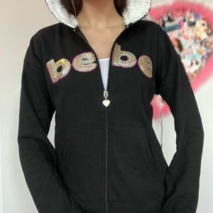NWT zip up Bebe hoodie